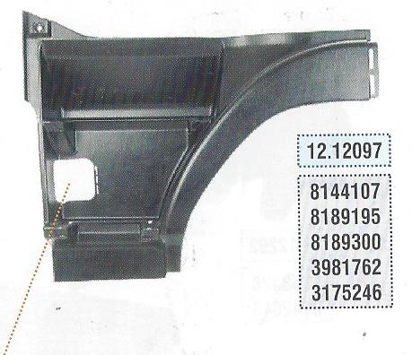BASAMAK YUVASI VOLVO FH V-1 SOL UST8144107-8189300